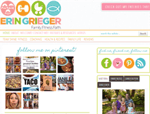 Tablet Screenshot of eringrieger.com
